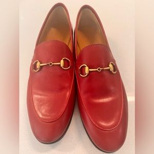 Gucci Loafer, red, size 38.5/US 8-8.5, very good condition